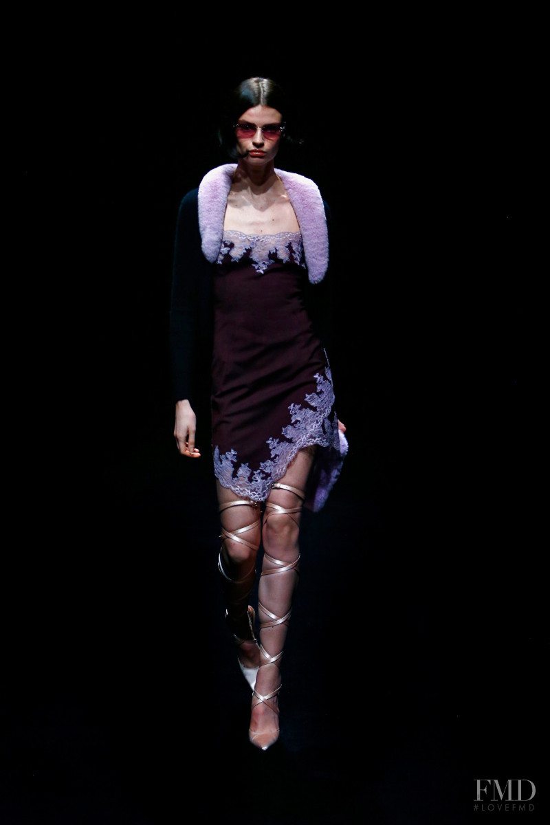 Mila van Eeten featured in  the Blumarine fashion show for Autumn/Winter 2021