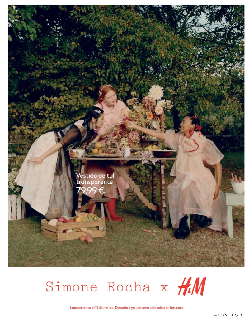 H&M x Simone Rocha advertisement for Spring/Summer 2021