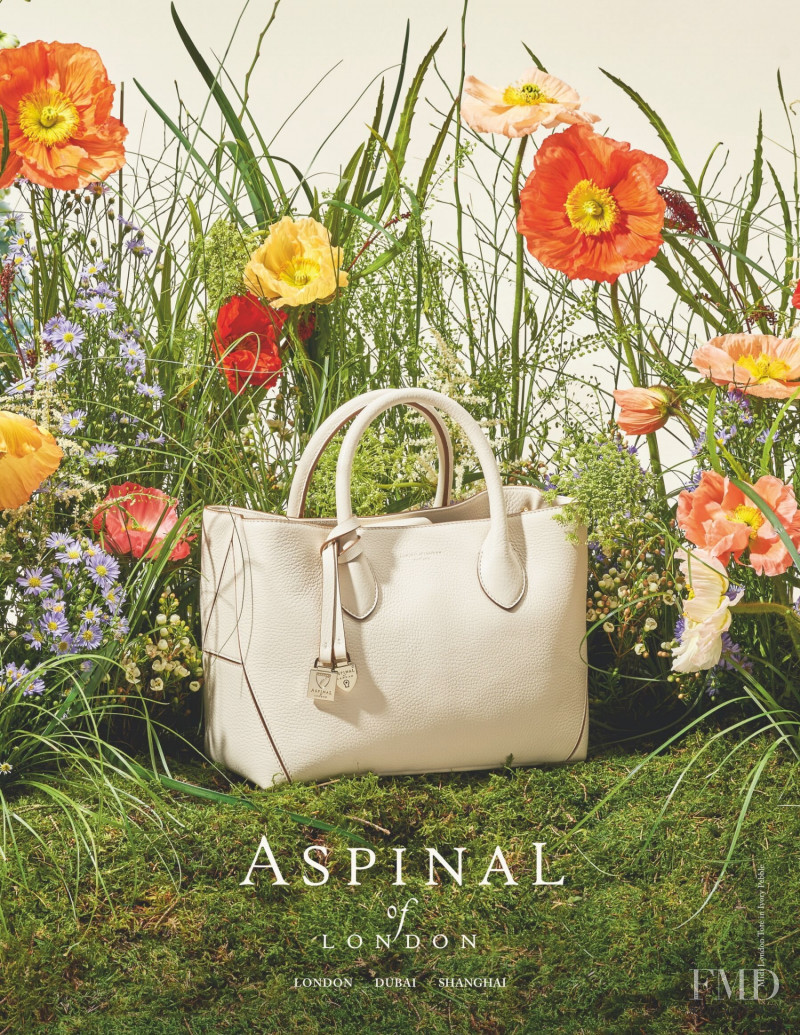 Aspinal of London advertisement for Spring/Summer 2021