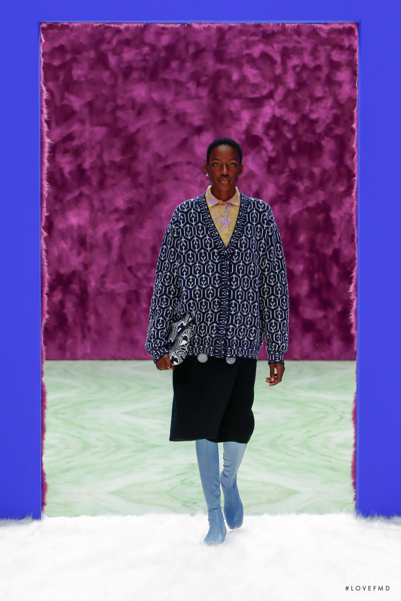 Fatou Samb featured in  the Prada fashion show for Autumn/Winter 2021