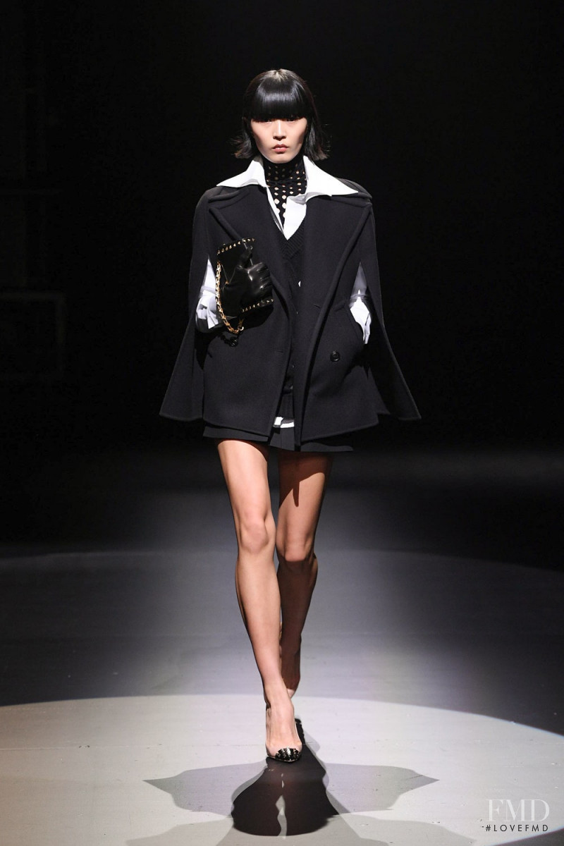 Amane Taniguchi featured in  the Valentino fashion show for Autumn/Winter 2021
