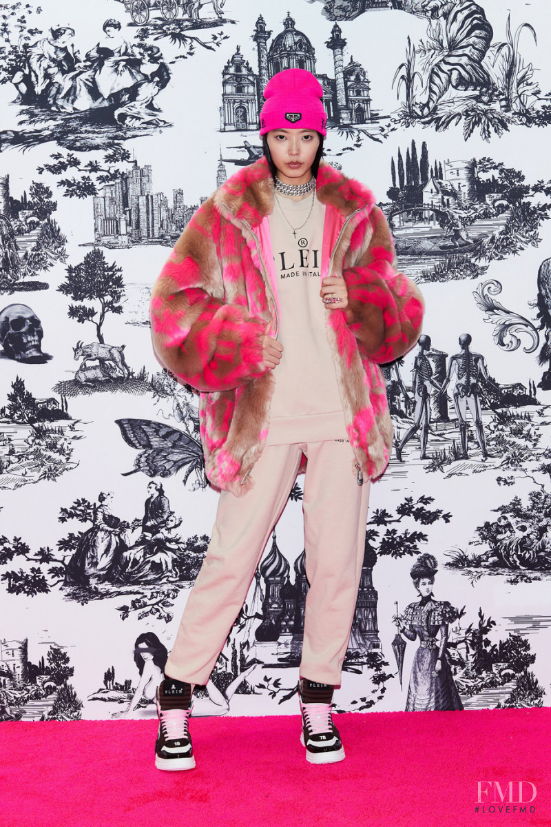 Amane Taniguchi featured in  the Philipp Plein lookbook for Autumn/Winter 2021