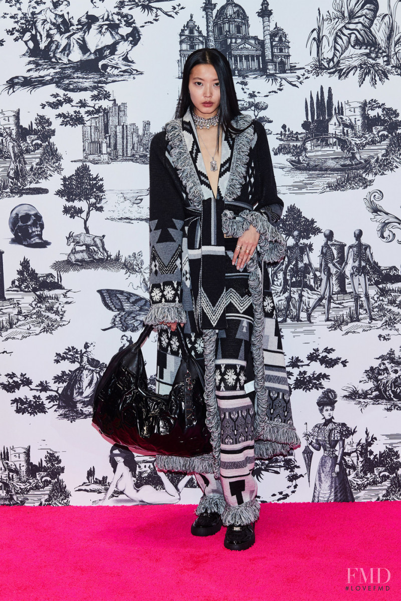 Amane Taniguchi featured in  the Philipp Plein lookbook for Autumn/Winter 2021