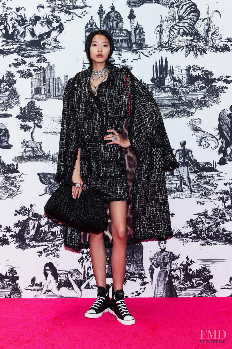 Amane Taniguchi featured in  the Philipp Plein lookbook for Autumn/Winter 2021