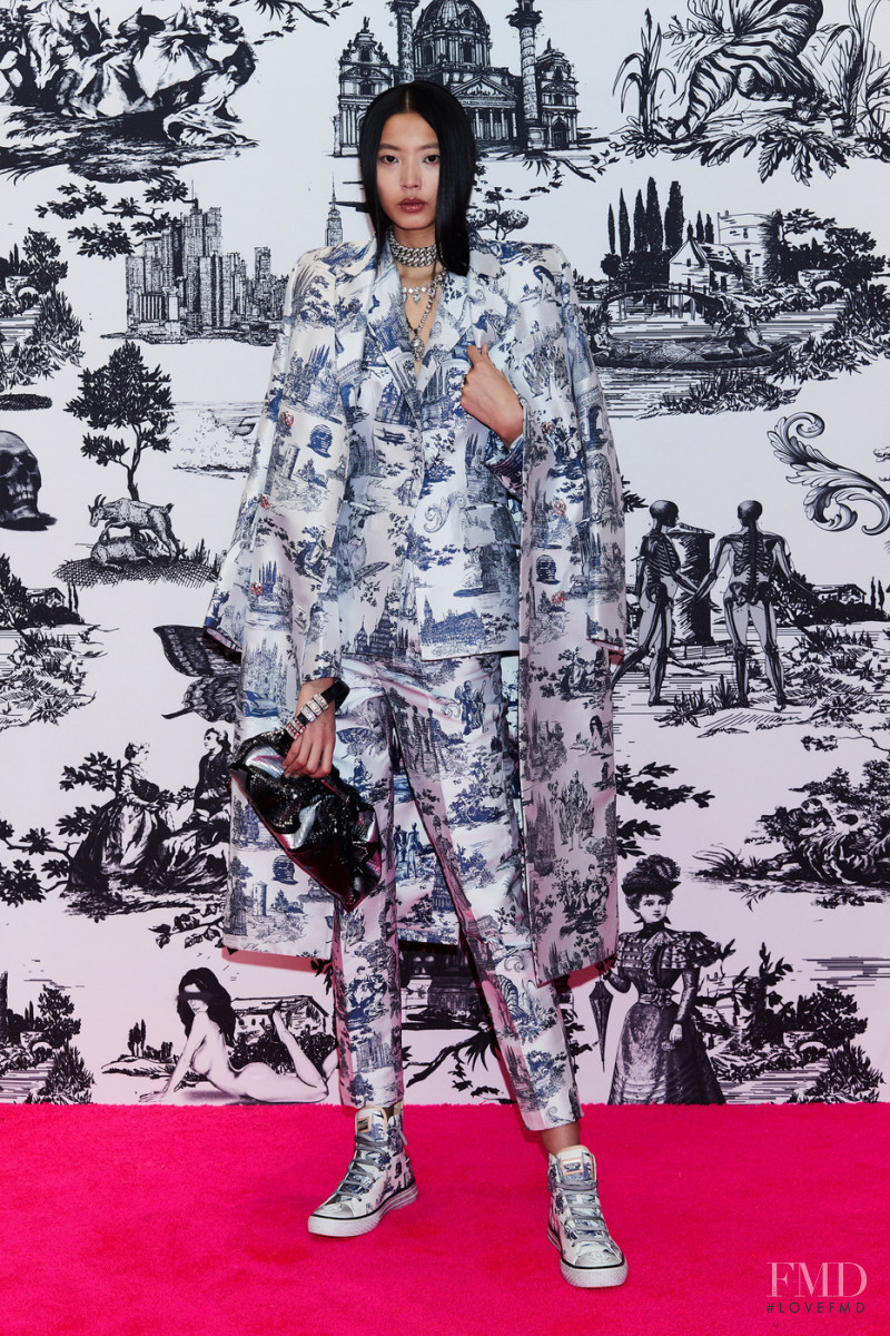 Amane Taniguchi featured in  the Philipp Plein lookbook for Autumn/Winter 2021