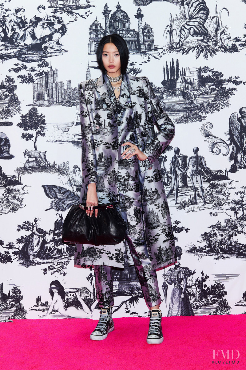 Amane Taniguchi featured in  the Philipp Plein lookbook for Autumn/Winter 2021