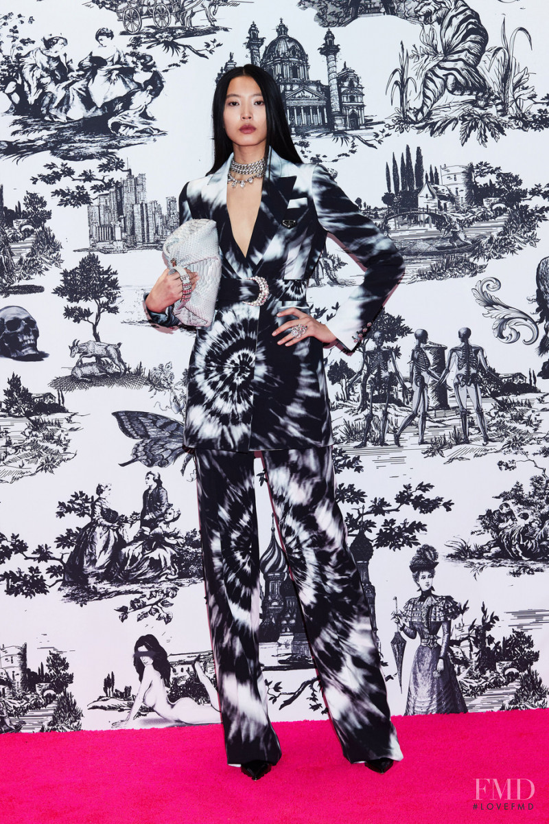 Amane Taniguchi featured in  the Philipp Plein lookbook for Autumn/Winter 2021