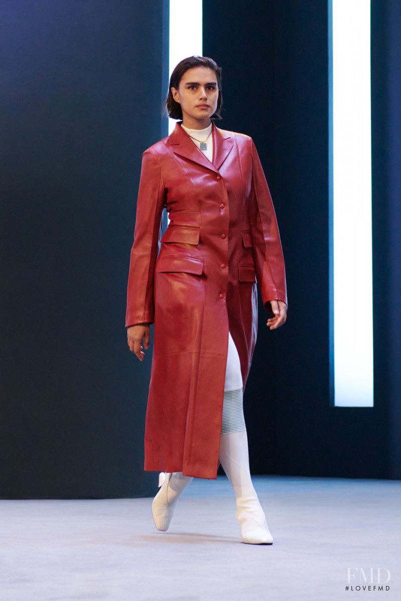 Jill Kortleve featured in  the Salvatore Ferragamo fashion show for Autumn/Winter 2021