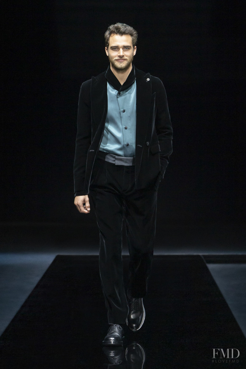 Pepe Barroso featured in  the Giorgio Armani fashion show for Autumn/Winter 2021