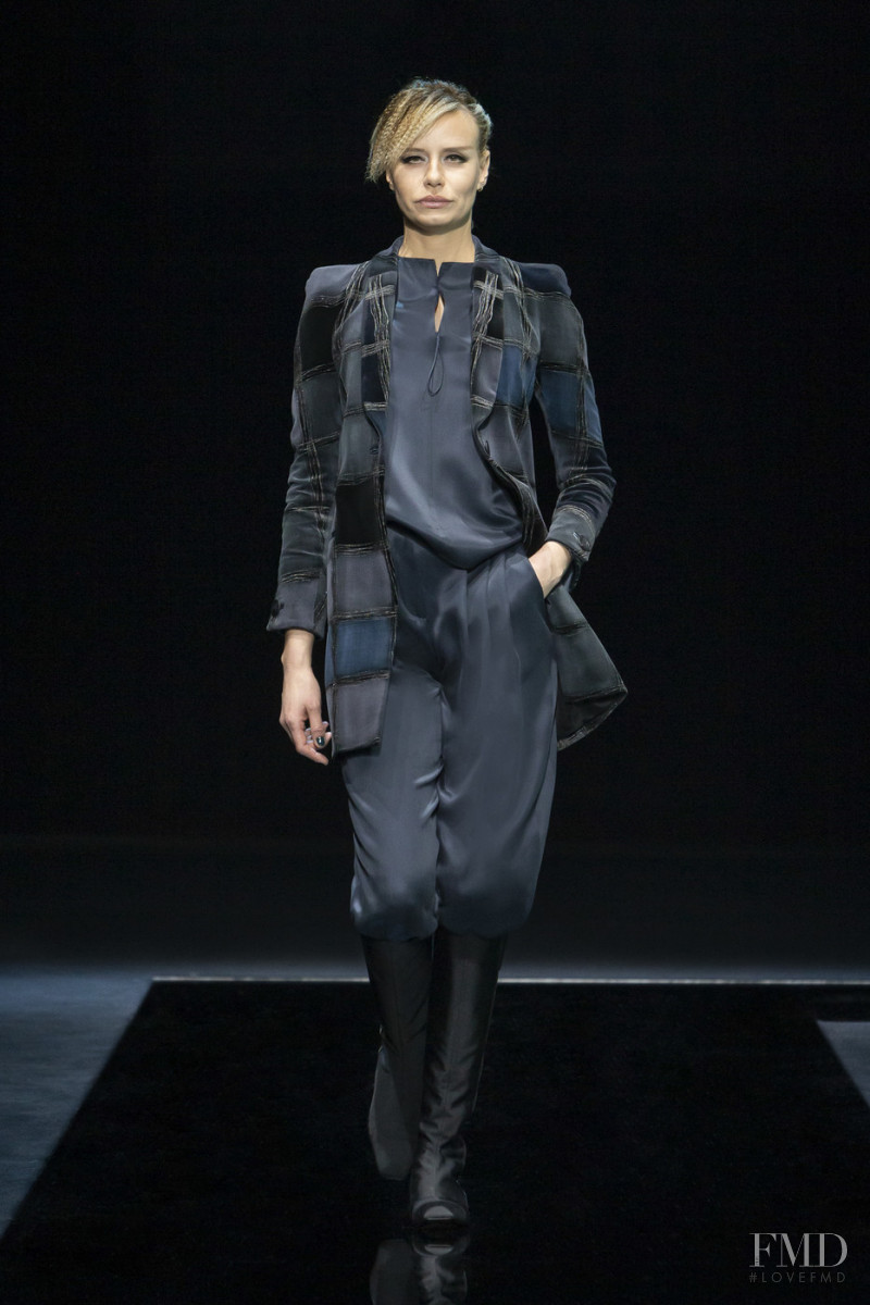 Phenelope Wulff featured in  the Giorgio Armani fashion show for Autumn/Winter 2021