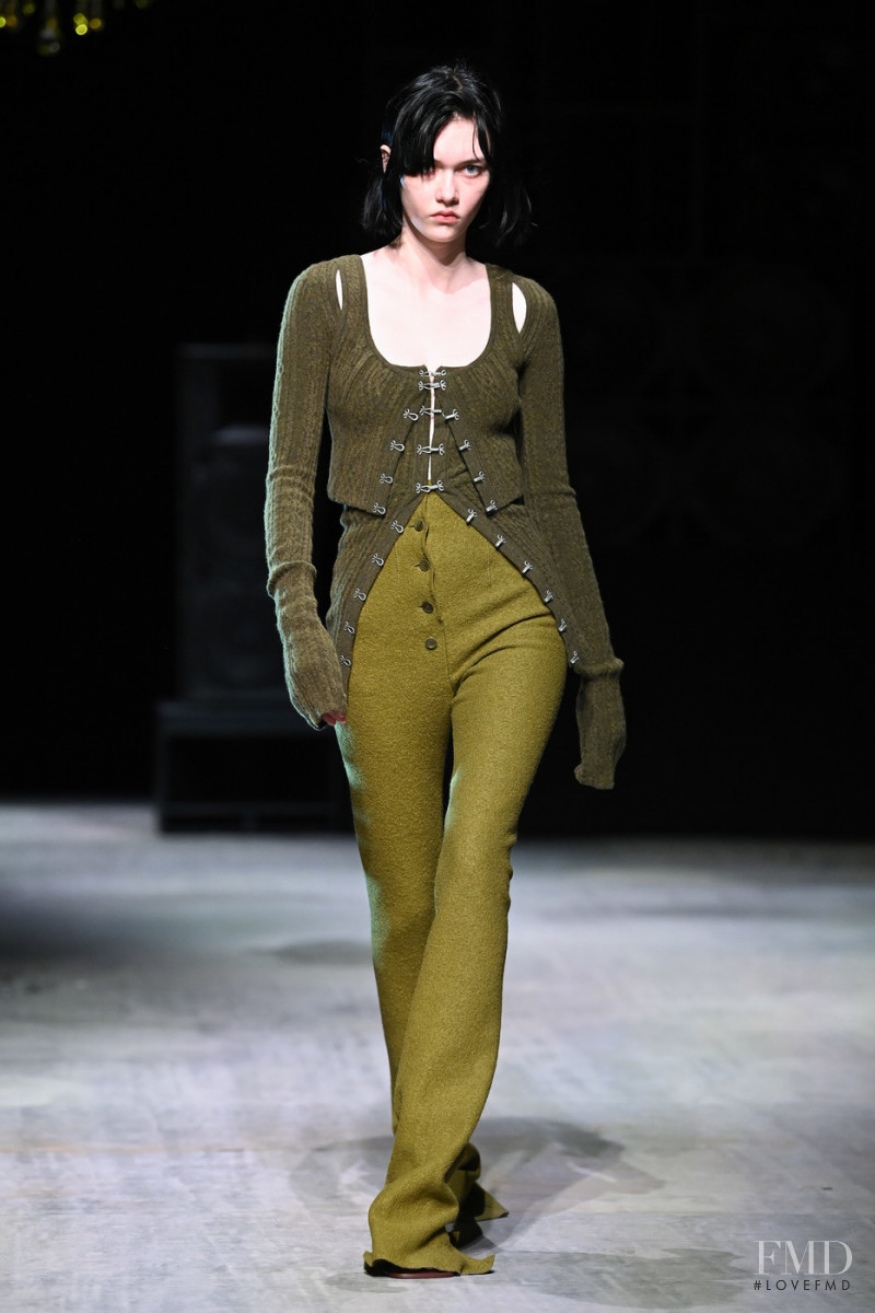 Sofia Steinberg featured in  the Sportmax fashion show for Autumn/Winter 2021
