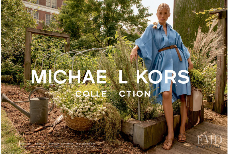 Rebecca Leigh Longendyke featured in  the Michael Kors Collection advertisement for Spring/Summer 2021
