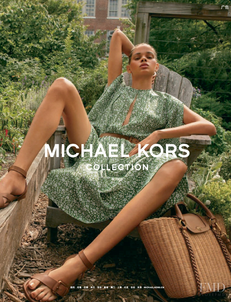 Rebecca Leigh Longendyke featured in  the Michael Kors Collection advertisement for Spring/Summer 2021