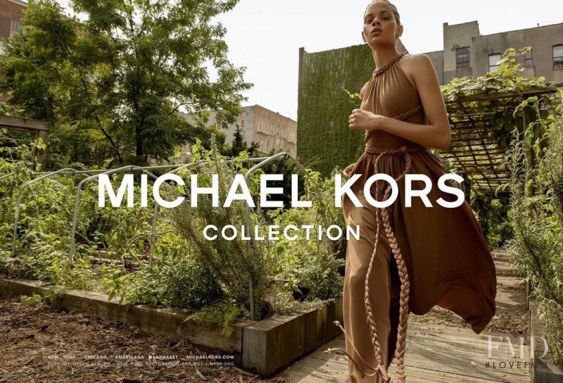 Hiandra Martinez featured in  the Michael Kors Collection advertisement for Spring/Summer 2021