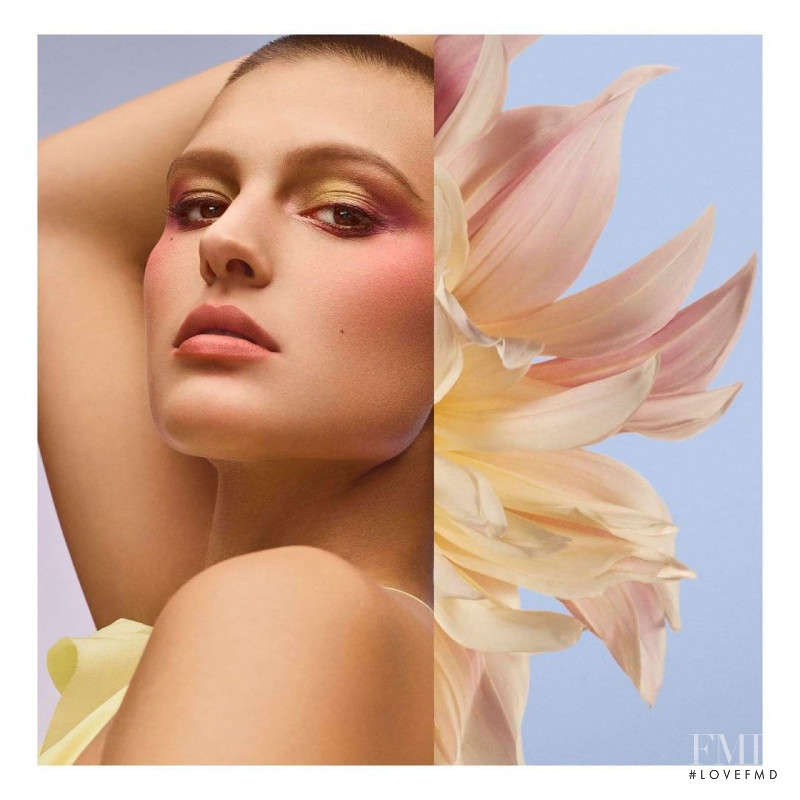 Celina Ralph featured in  the Three Cosmetics advertisement for Spring/Summer 2021