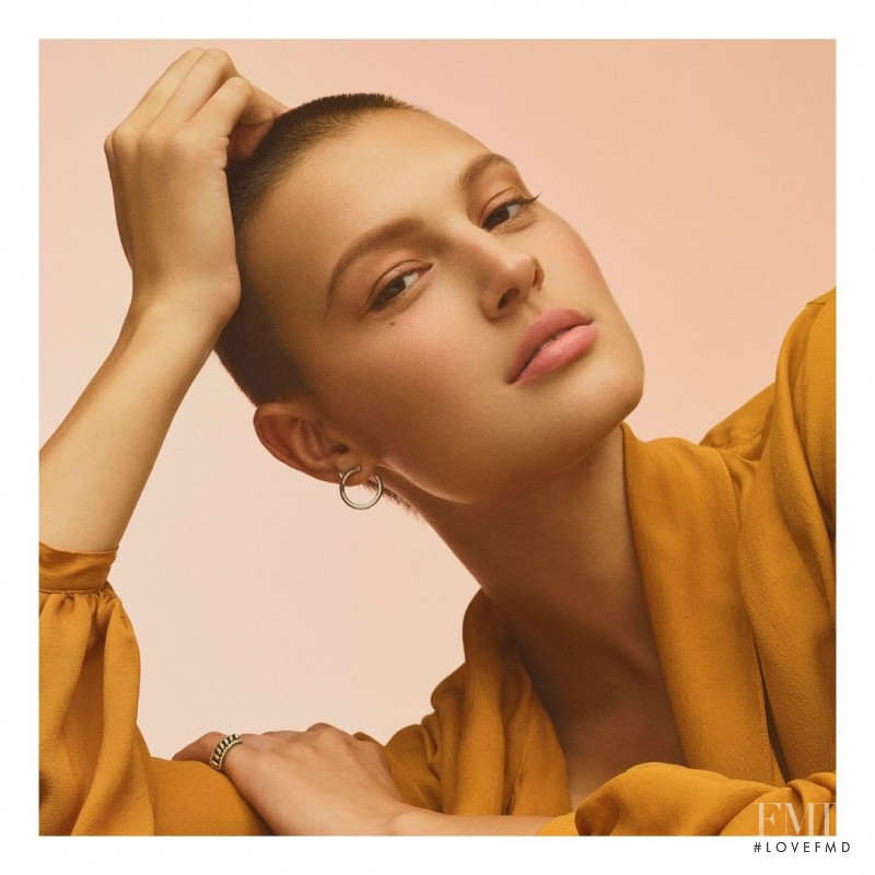 Celina Ralph featured in  the Three Cosmetics advertisement for Spring/Summer 2021