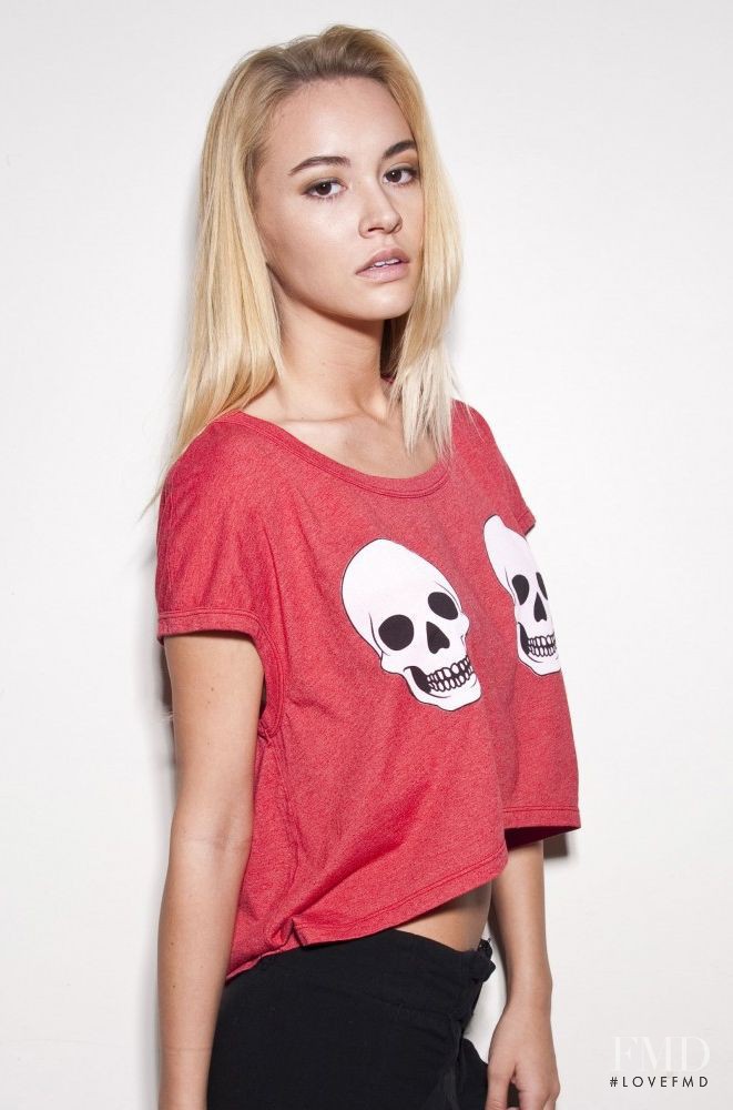 Bryana Holly featured in  the Kid Dangerous catalogue for Spring/Summer 2014
