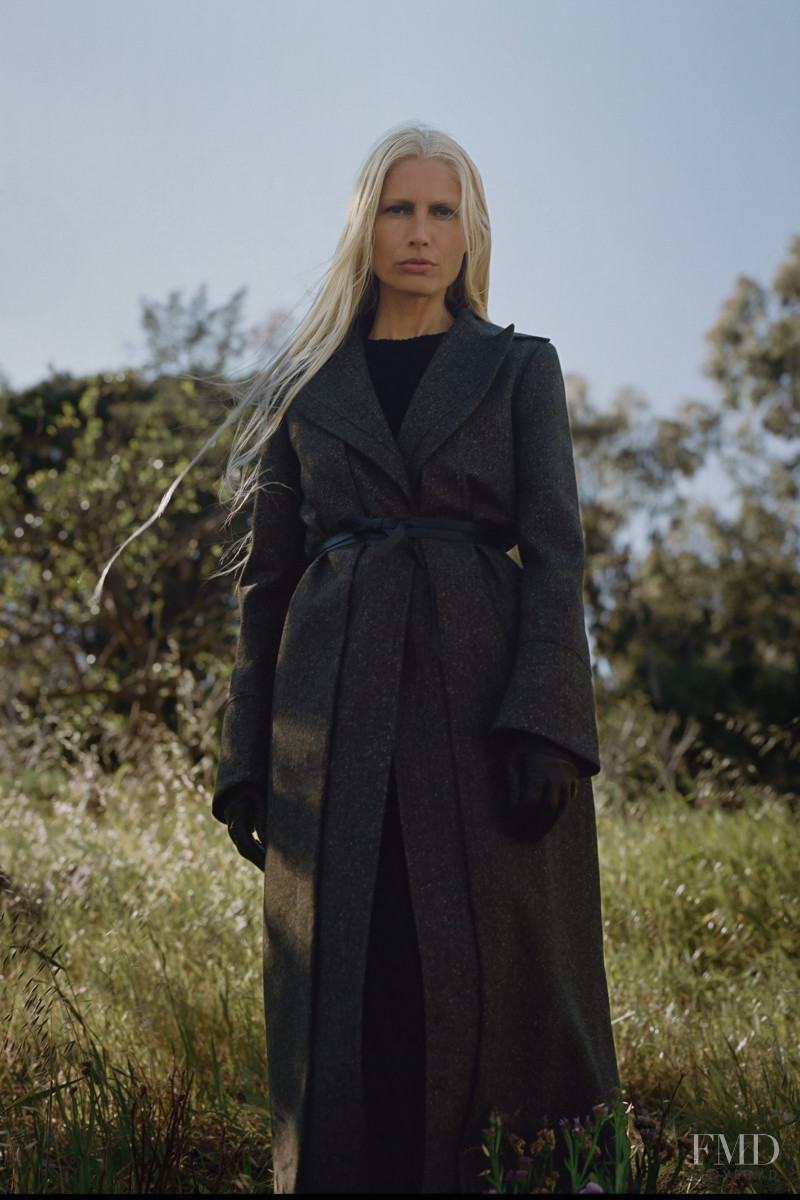 Kirsty Hume featured in  the Brock Collection lookbook for Autumn/Winter 2021