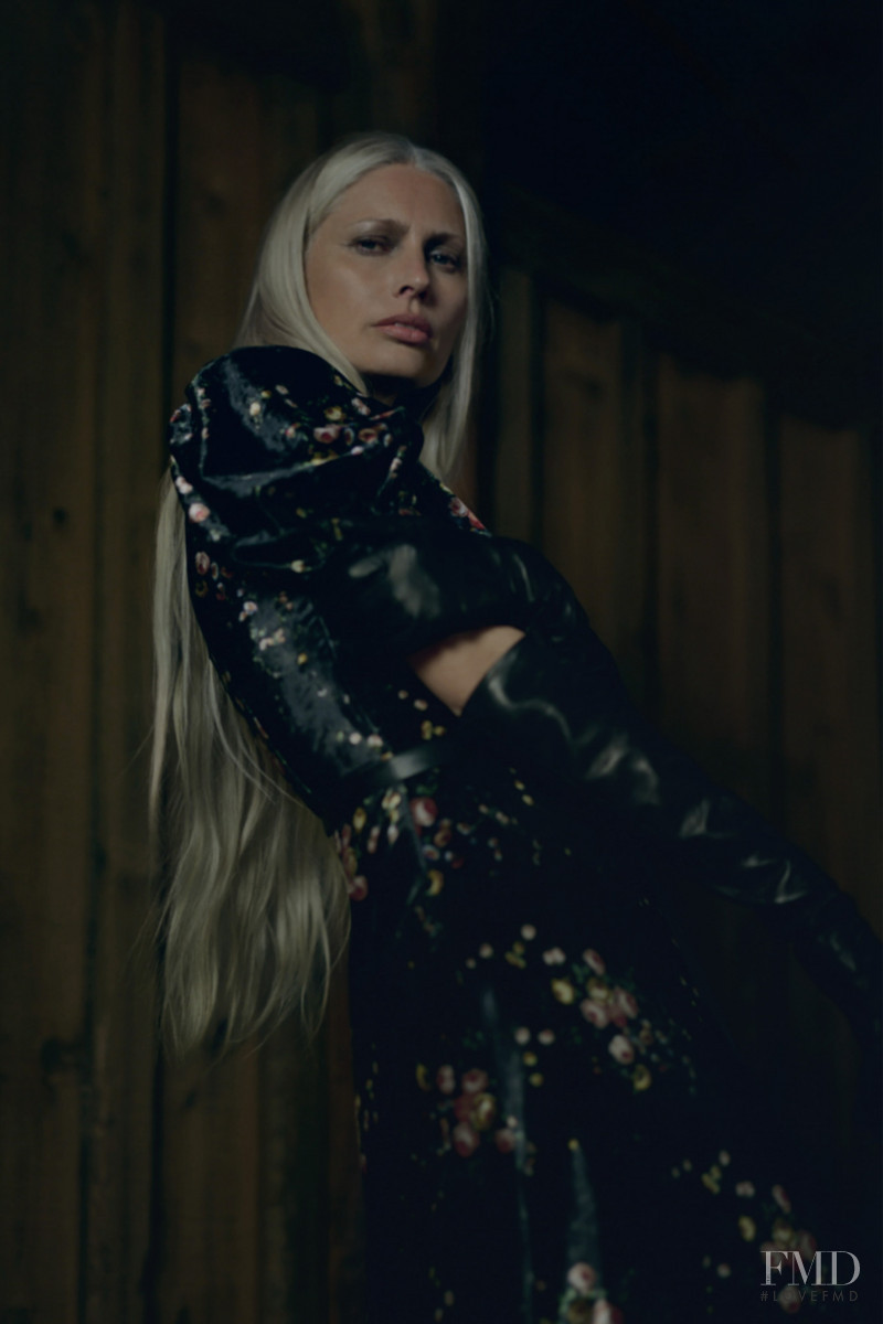 Kirsty Hume featured in  the Brock Collection lookbook for Autumn/Winter 2021