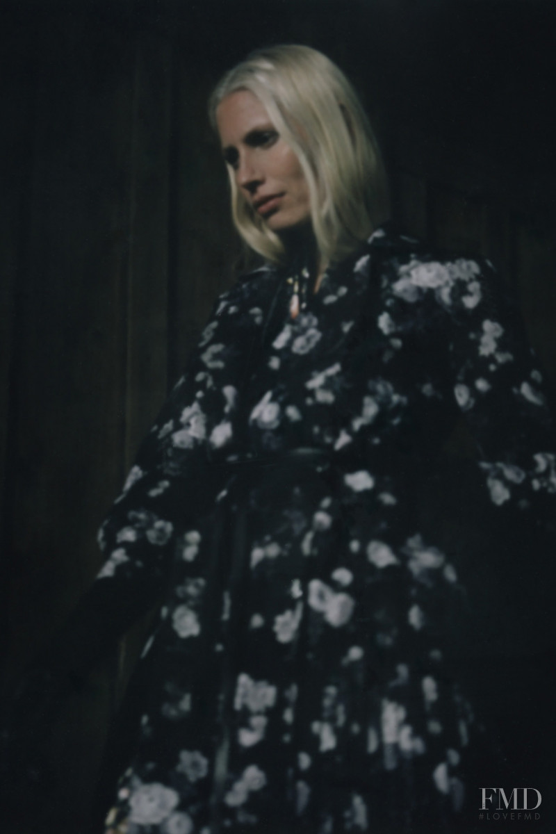 Kirsty Hume featured in  the Brock Collection lookbook for Autumn/Winter 2021
