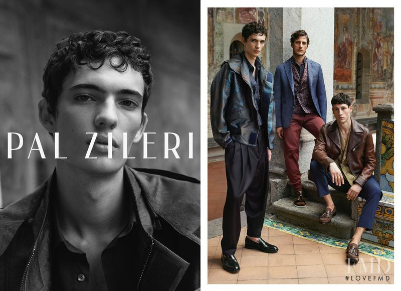 Piero Mendez featured in  the Pal Zileri advertisement for Spring/Summer 2019