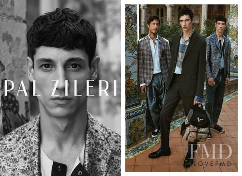 Nicolas Ripoll featured in  the Pal Zileri advertisement for Spring/Summer 2019