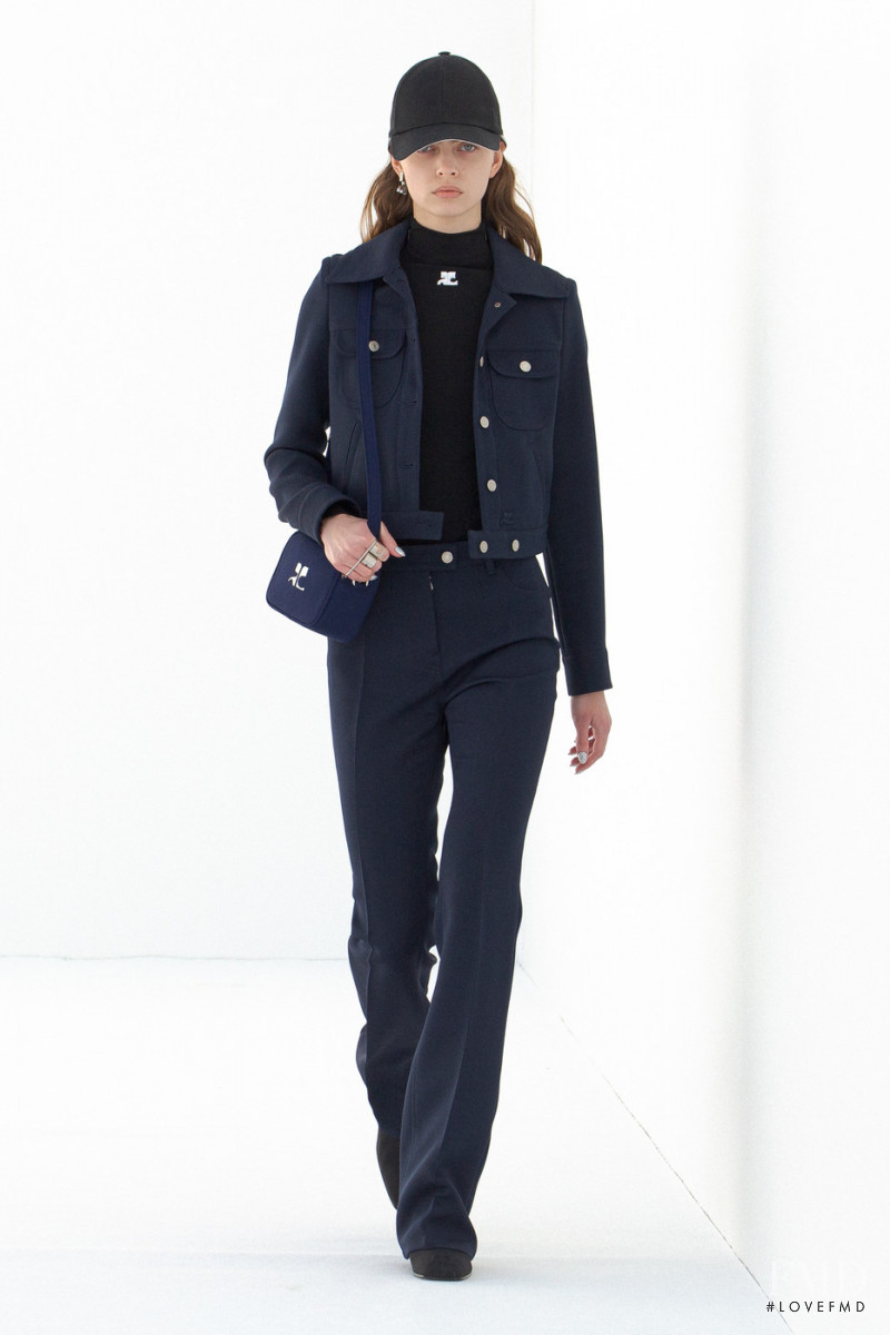 Patrycja Piekarska featured in  the André Courrèges fashion show for Autumn/Winter 2021