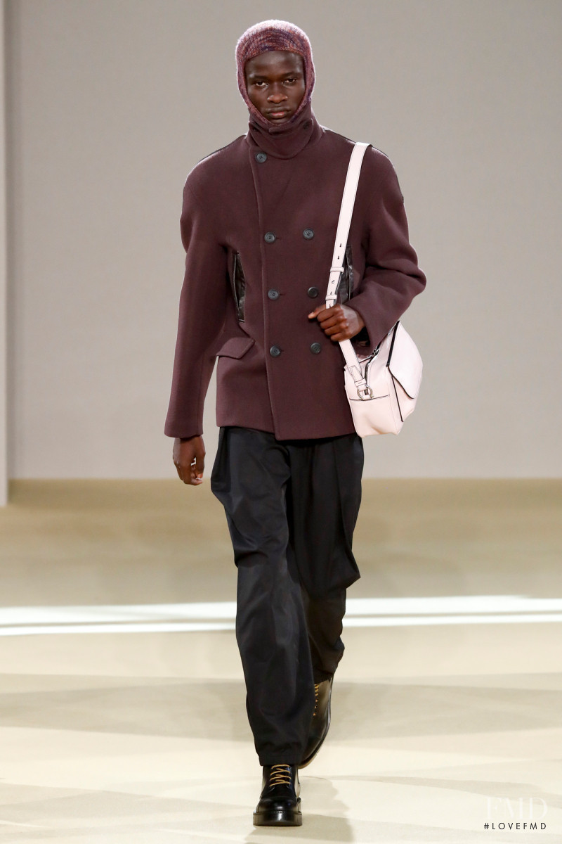 Serigne Lam featured in  the Salvatore Ferragamo fashion show for Autumn/Winter 2020