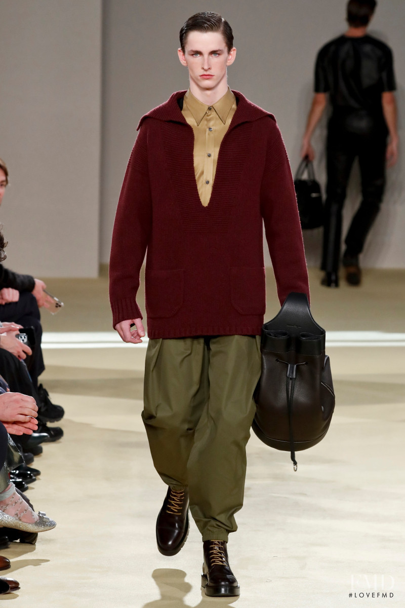 George Webb featured in  the Salvatore Ferragamo fashion show for Autumn/Winter 2020