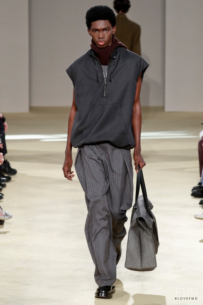 Ottawa Kwami featured in  the Salvatore Ferragamo fashion show for Autumn/Winter 2020