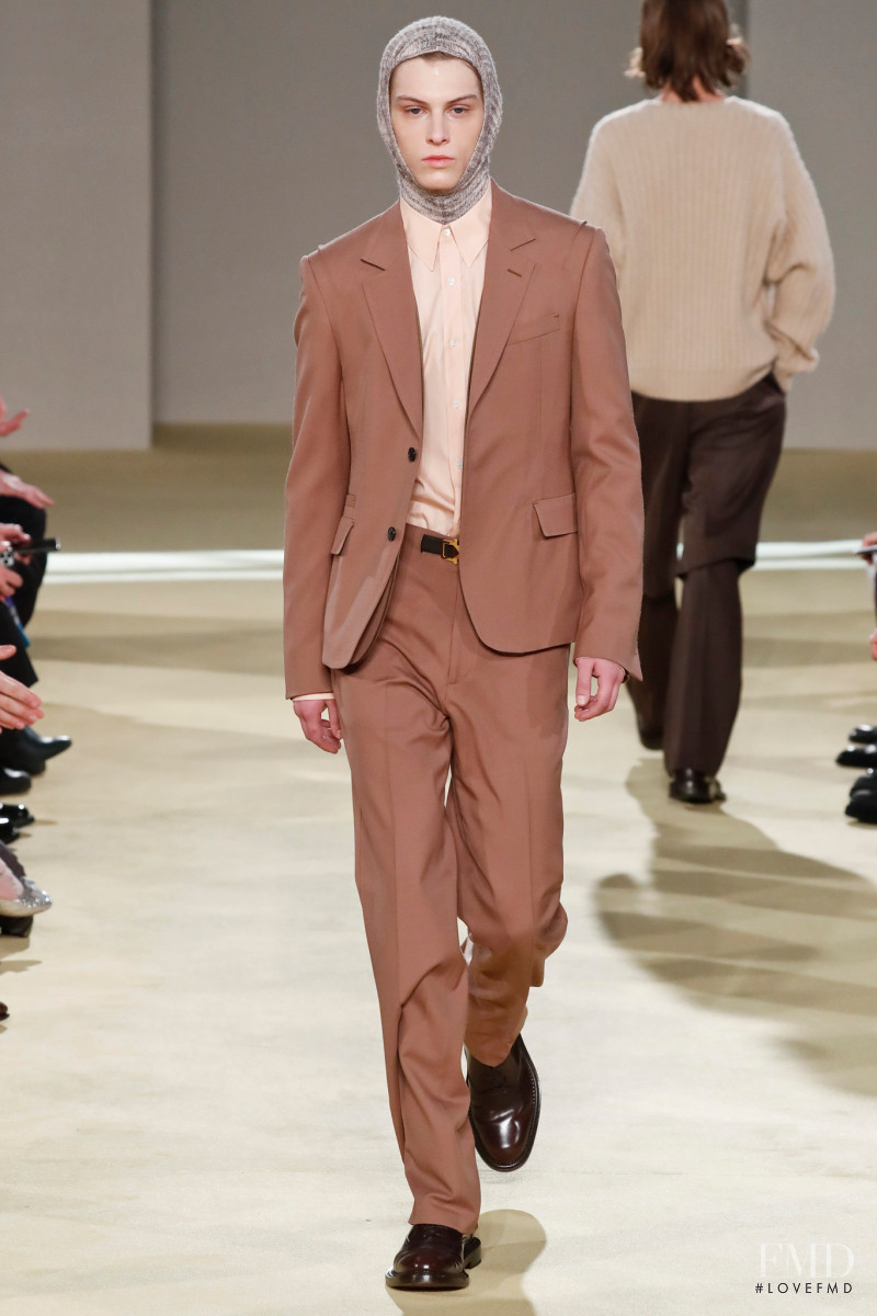 Serge Sergeev featured in  the Salvatore Ferragamo fashion show for Autumn/Winter 2020