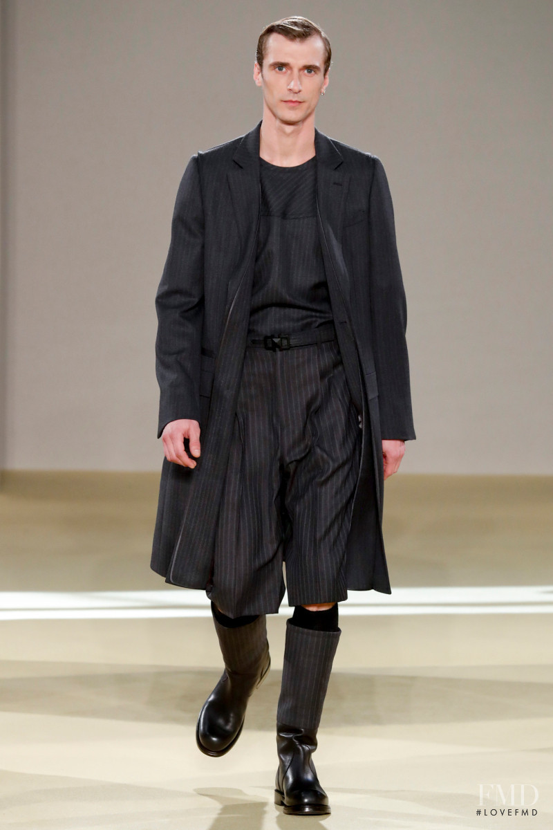 Clement Chabernaud featured in  the Salvatore Ferragamo fashion show for Autumn/Winter 2020