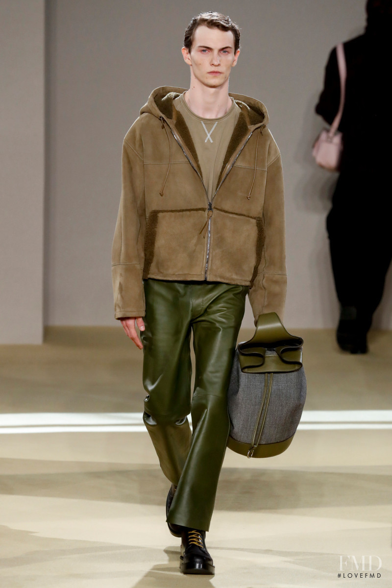 Luc Defont Saviard featured in  the Salvatore Ferragamo fashion show for Autumn/Winter 2020