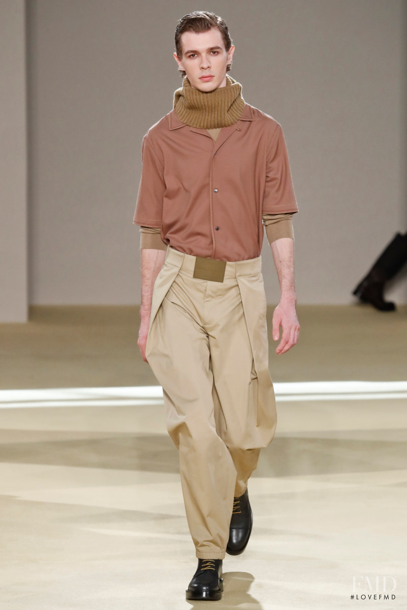 Efraim Schroder featured in  the Salvatore Ferragamo fashion show for Autumn/Winter 2020