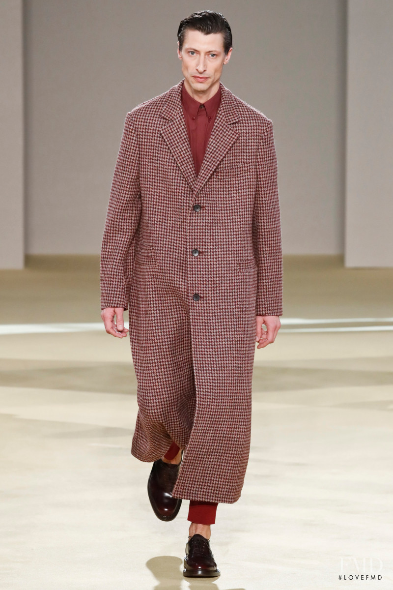 Jonas Mason featured in  the Salvatore Ferragamo fashion show for Autumn/Winter 2020