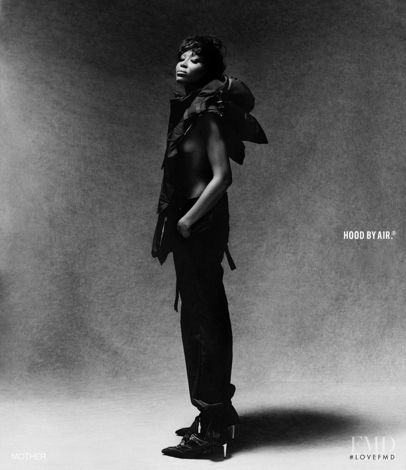 Naomi Campbell featured in  the Hood By Air advertisement for Spring/Summer 2021