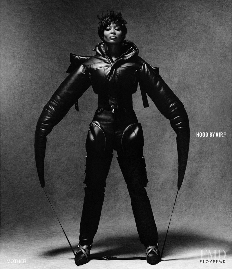 Naomi Campbell featured in  the Hood By Air advertisement for Spring/Summer 2021