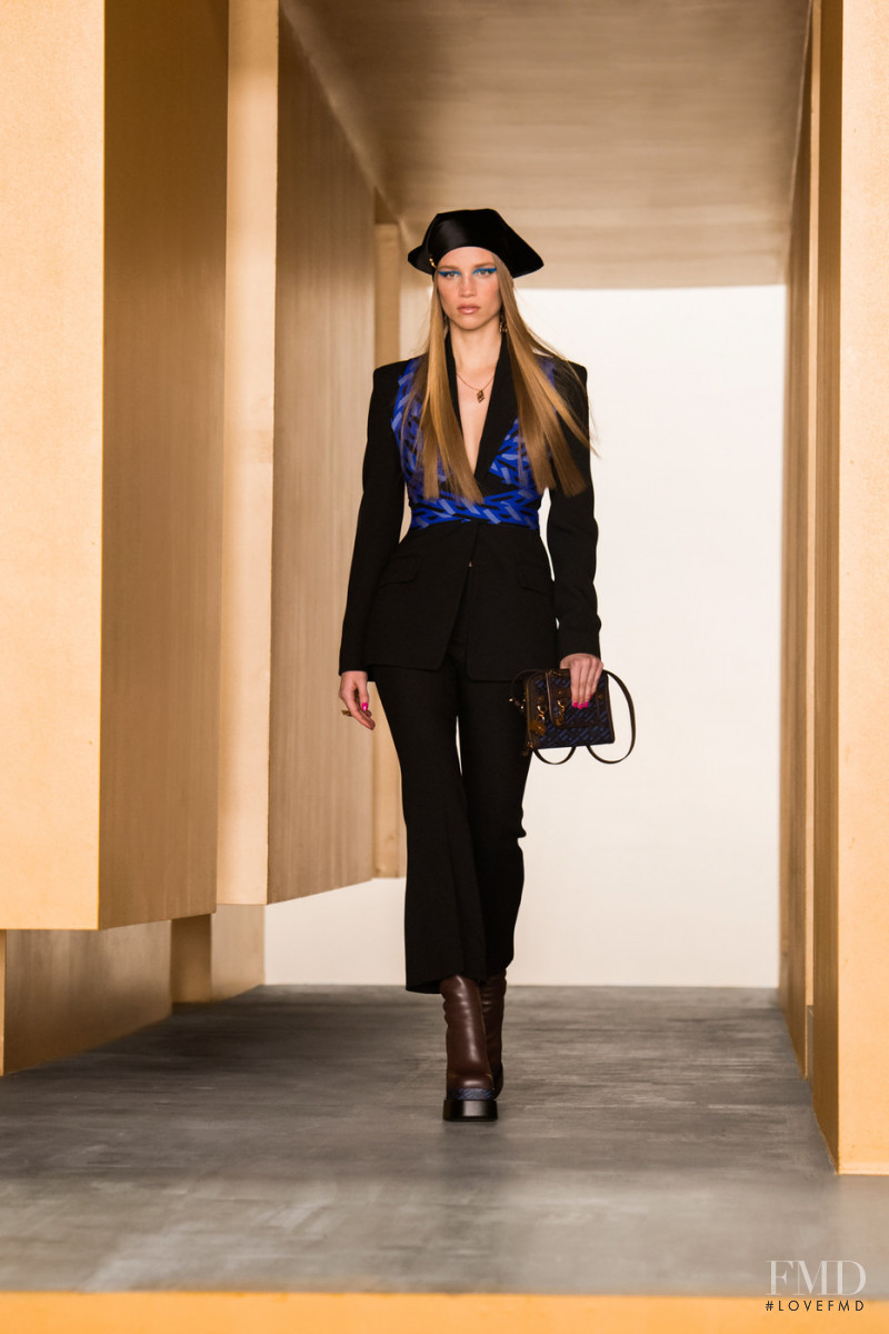 Rebecca Leigh Longendyke featured in  the Versace fashion show for Autumn/Winter 2021
