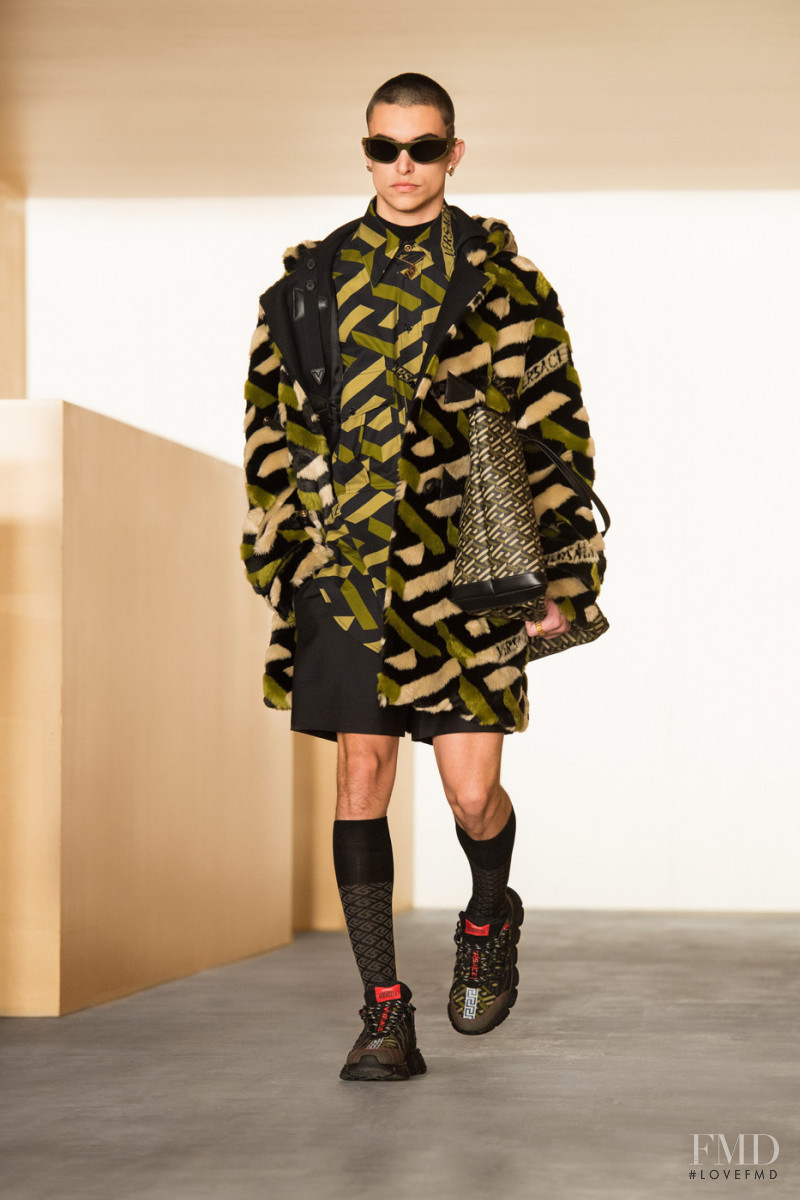 Simone Bricchi featured in  the Versace fashion show for Autumn/Winter 2021