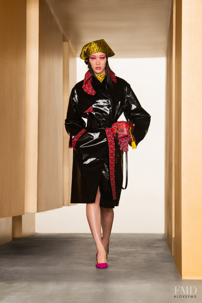 So Ra Choi featured in  the Versace fashion show for Autumn/Winter 2021