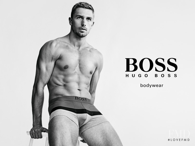 James Yates featured in  the Boss by Hugo Boss Bodywear advertisement for Spring/Summer 2020