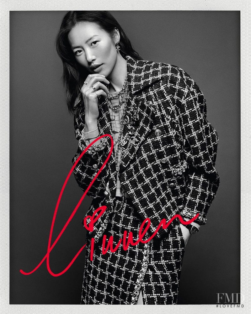 Liu Wen featured in  the Chanel lookbook for Autumn/Winter 2021