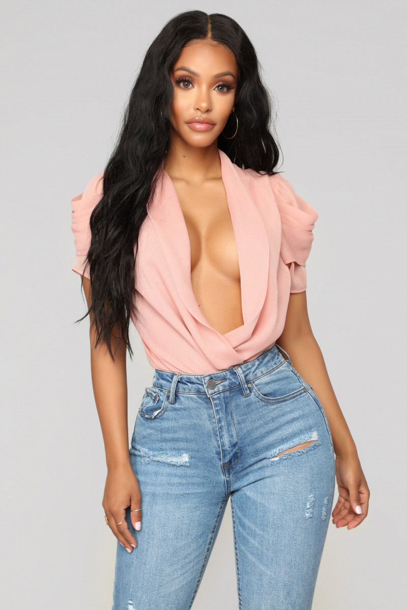 Yodit Yemane featured in  the Fashion Nova catalogue for Fall 2018