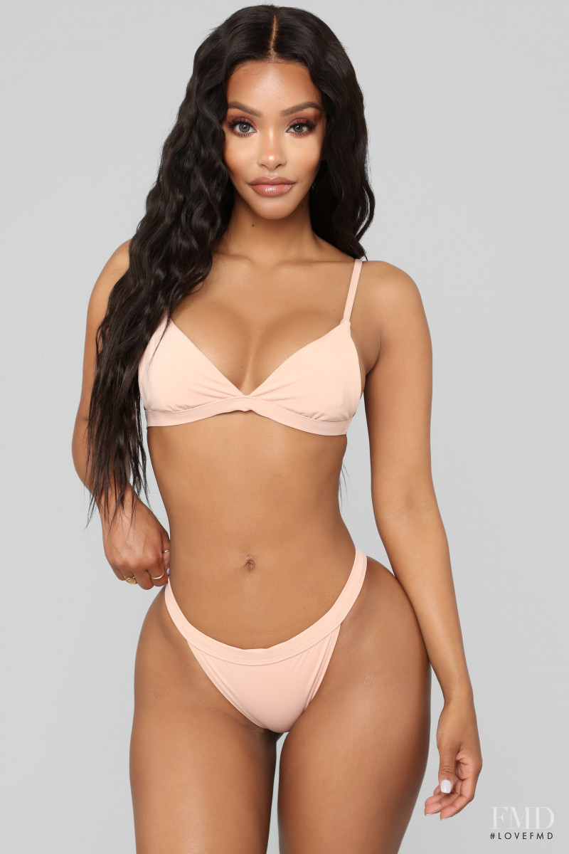 Yodit Yemane featured in  the Fashion Nova catalogue for Fall 2018