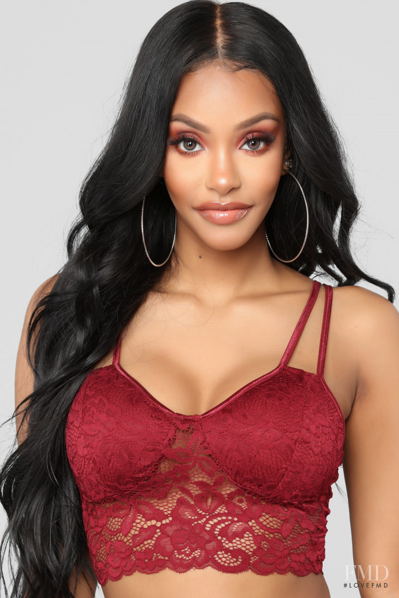 Yodit Yemane featured in  the Fashion Nova catalogue for Fall 2018