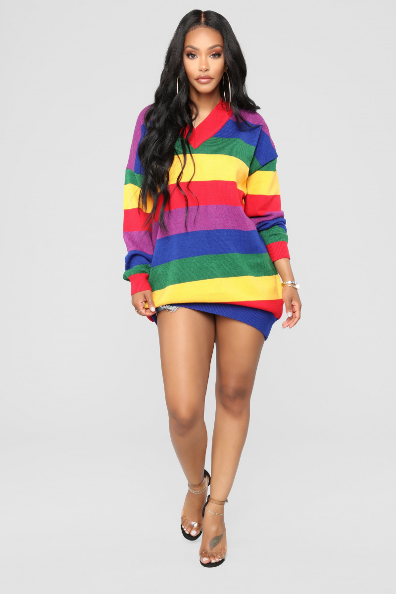 Yodit Yemane featured in  the Fashion Nova catalogue for Fall 2018