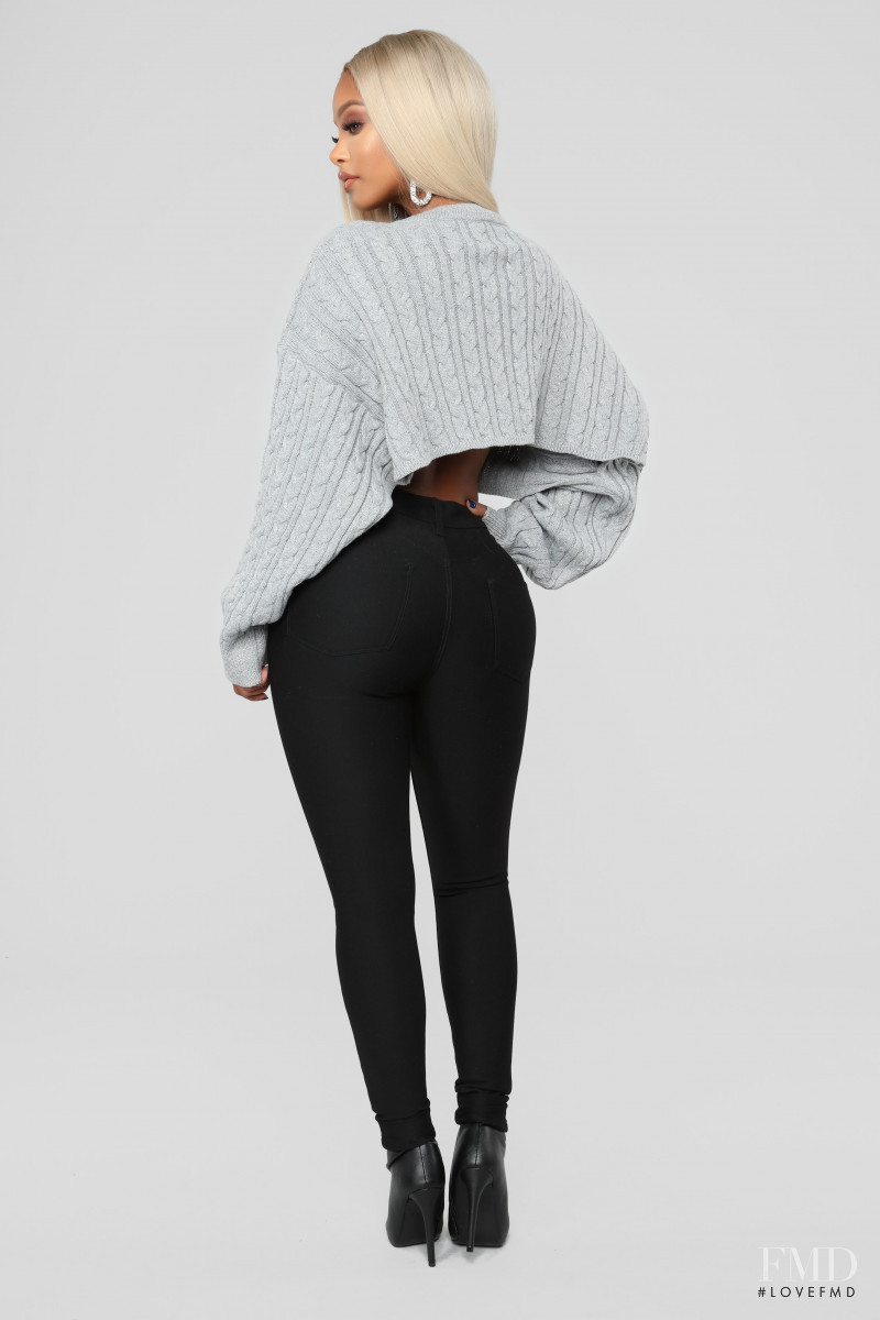 Yodit Yemane featured in  the Fashion Nova catalogue for Fall 2018
