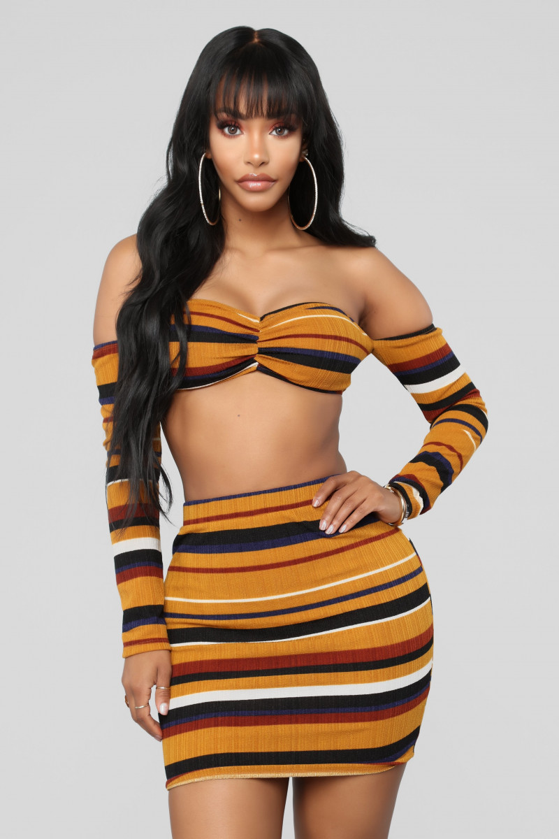 Yodit Yemane featured in  the Fashion Nova catalogue for Fall 2018