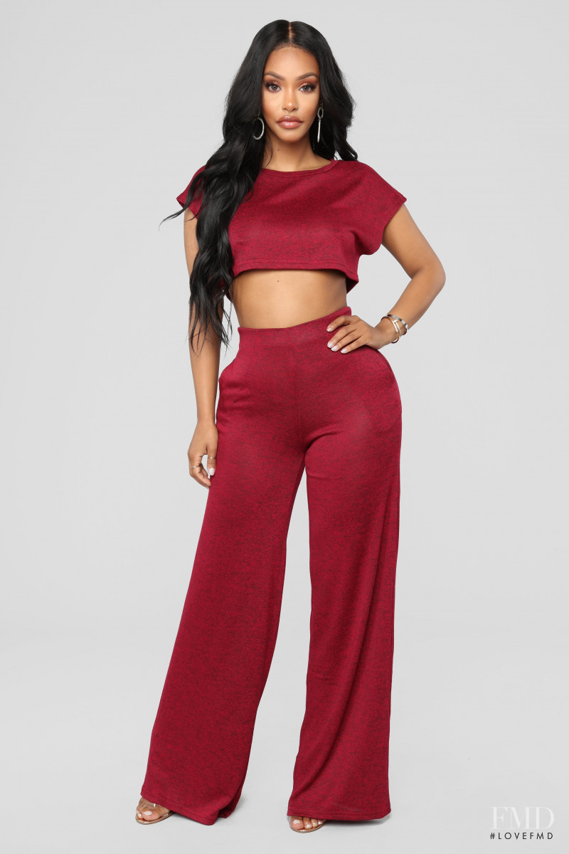Yodit Yemane featured in  the Fashion Nova catalogue for Fall 2018
