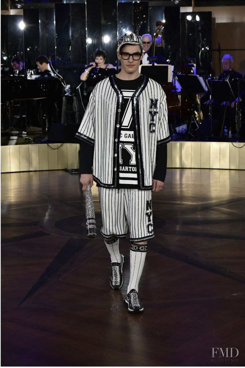 Jarno Boom featured in  the Dolce & Gabbana Alta Moda Alta Sartoria fashion show for Spring/Summer 2018
